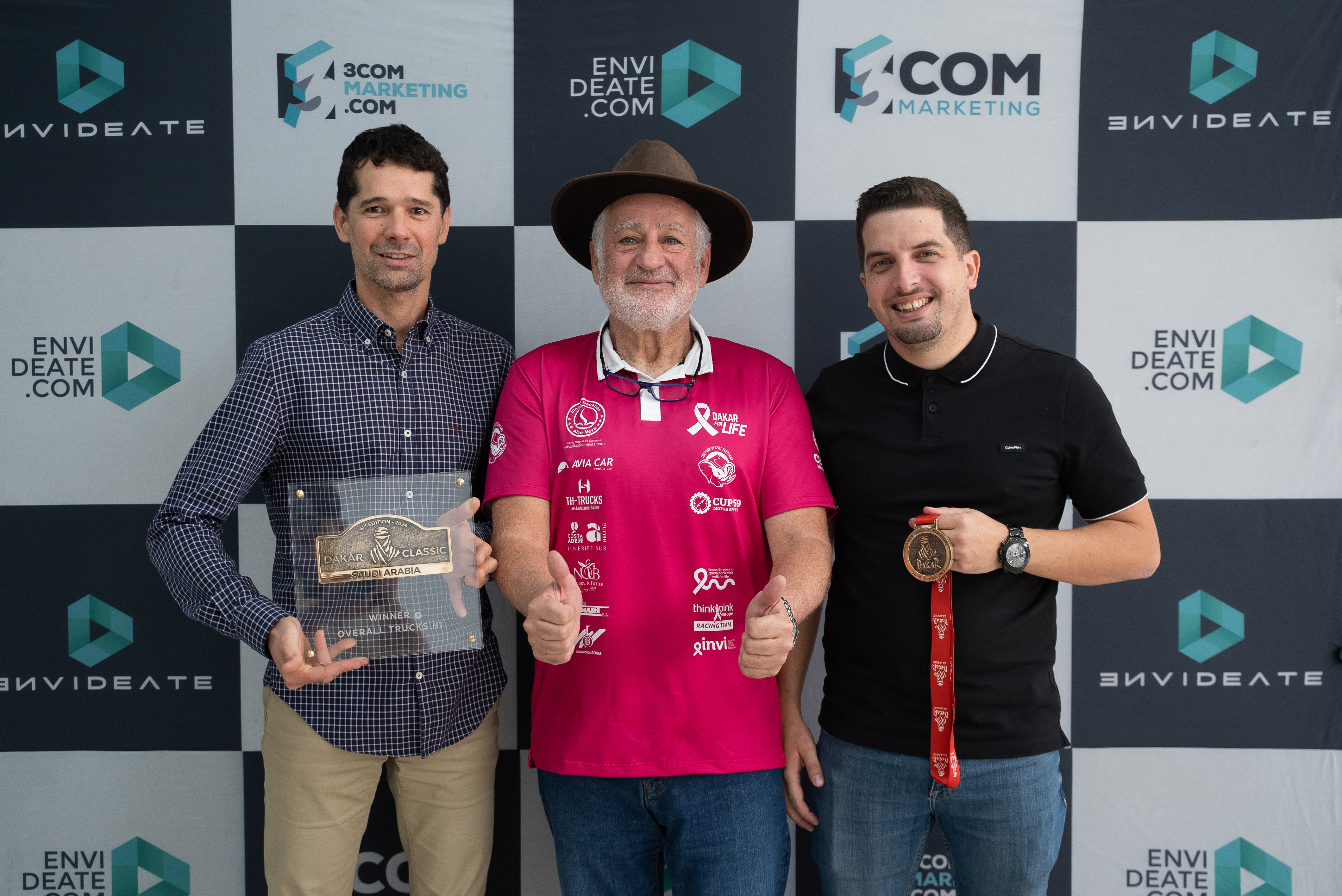David del Toro, Rafa Lesmes y Javier Abrante