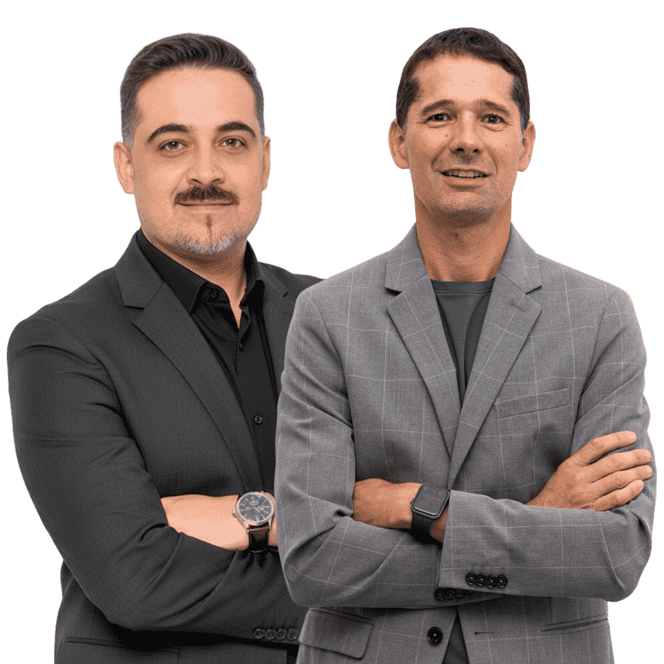 Chris Almeida y David del Toro