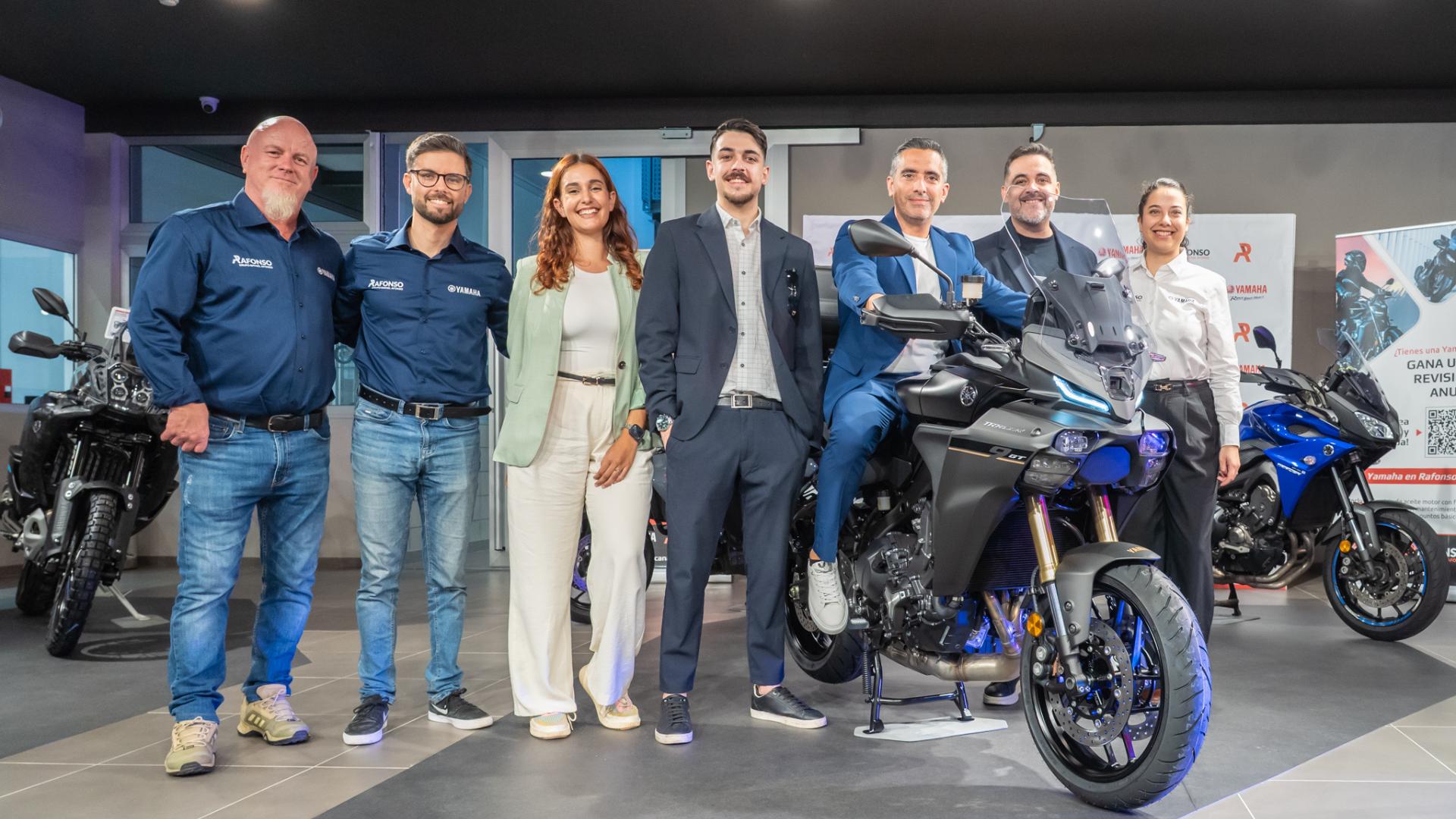 3com acompaña a Rafonso Yamaha en la presentación de la nueva Yamaha Tracer 9 GT 2025